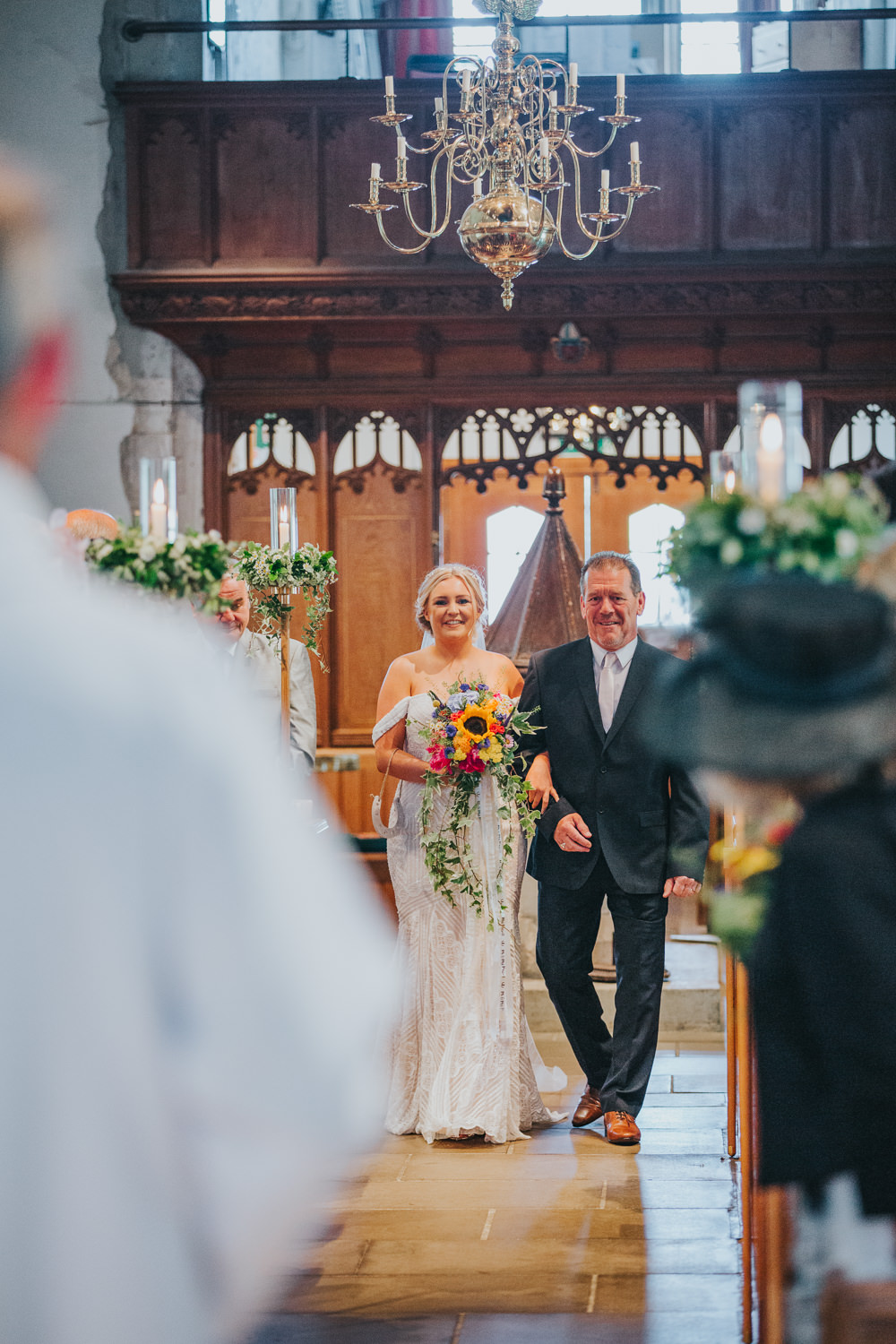 Colourful Bright Summer Pub Wedding Charlotte Razzell Photography