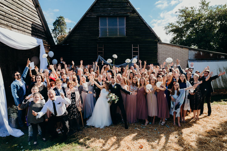 Creative Hertfordshire Barn Boho DIY Wedding Beard and Mane Photography