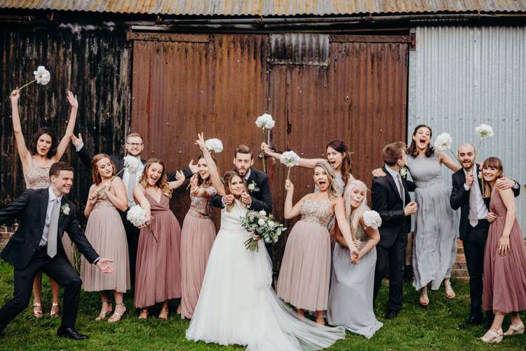 Creative Hertfordshire Barn Boho DIY Wedding Beard and Mane Photography