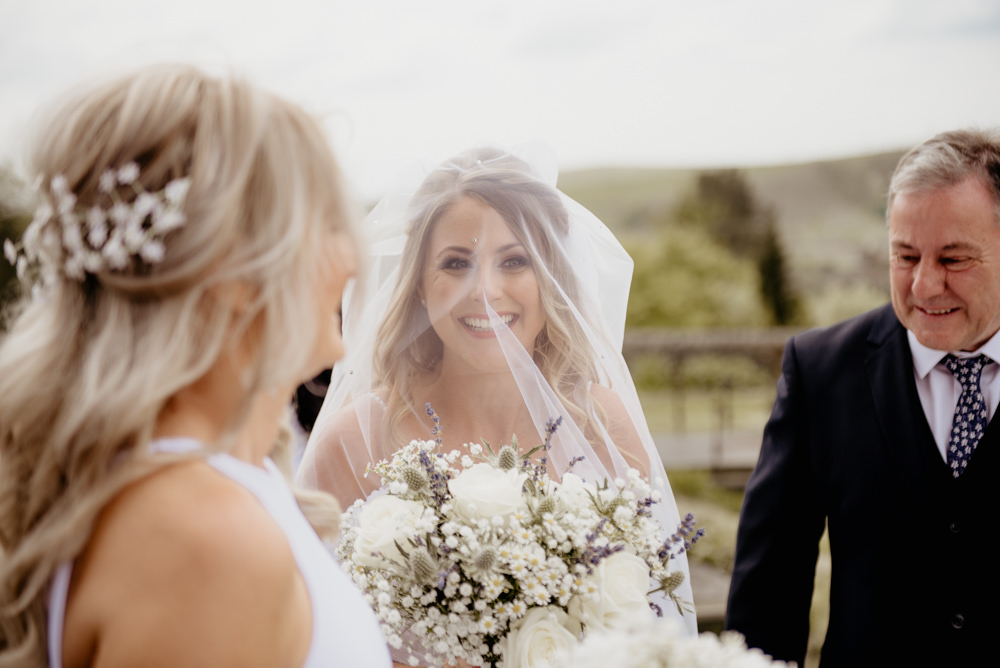 Bride Bridal Veil Crow Hill Wedding Tim Simpson Photography