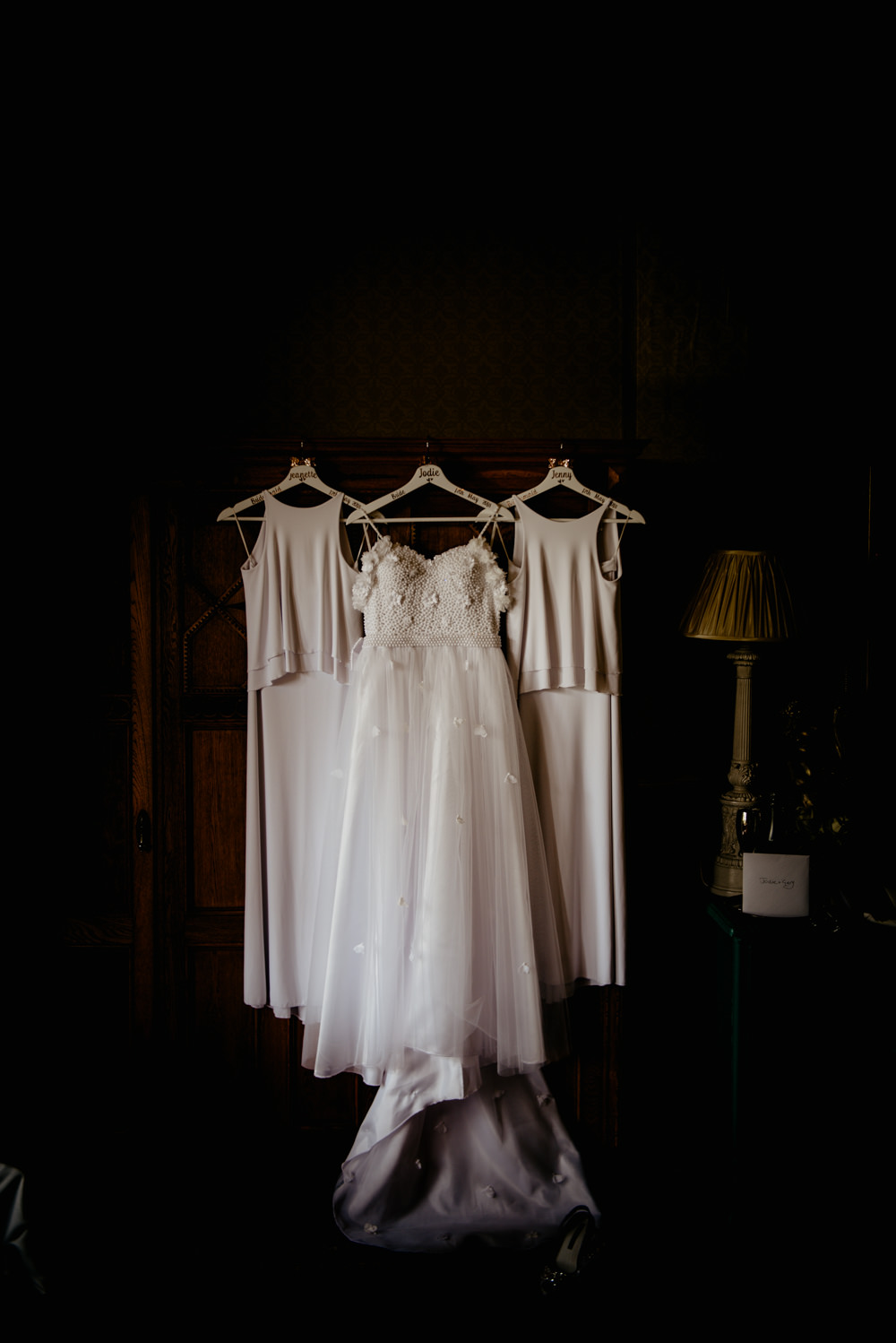 Dress Gown Bride Bridal Bridesmaids Crow Hill Wedding Tim Simpson Photography