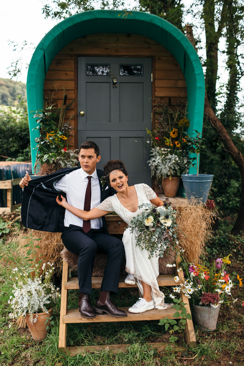 Devon Garden Wedding Tipi Freckle Photography