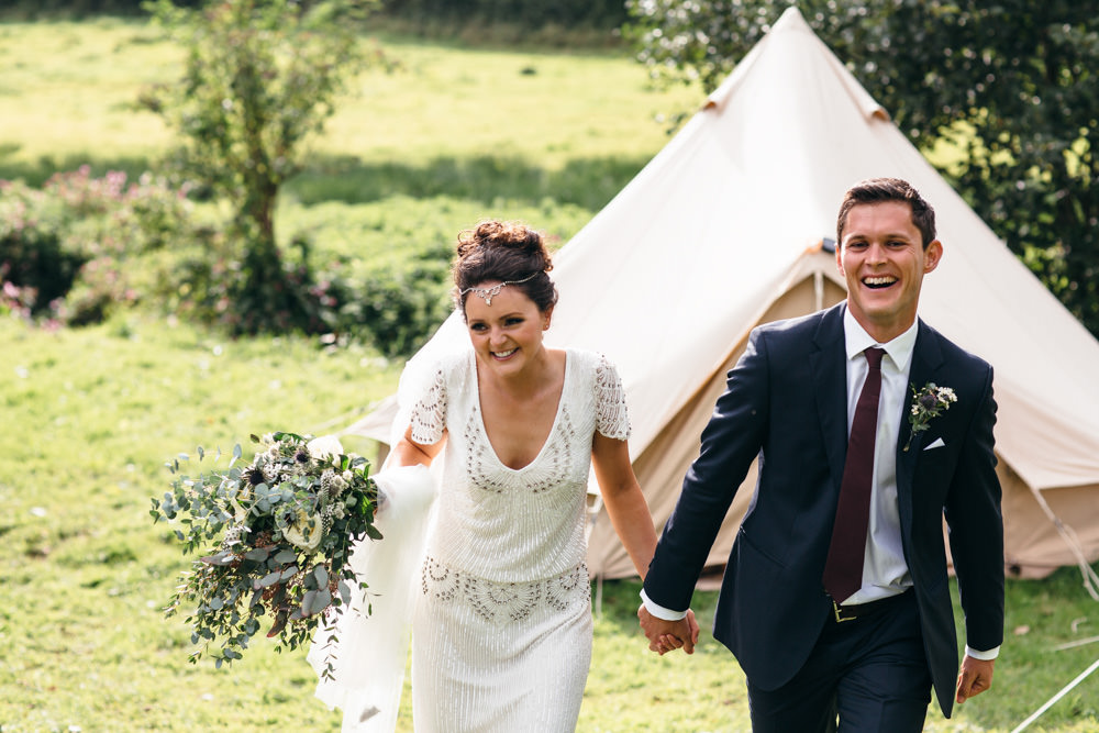 Devon Garden Wedding Tipi Freckle Photography