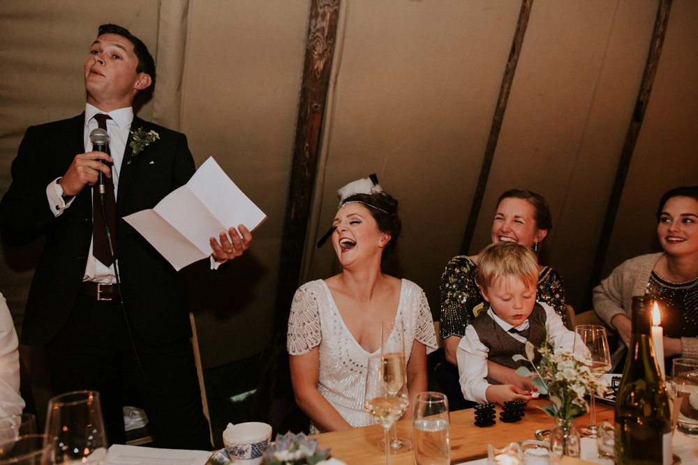 Devon Garden Wedding Tipi Freckle Photography