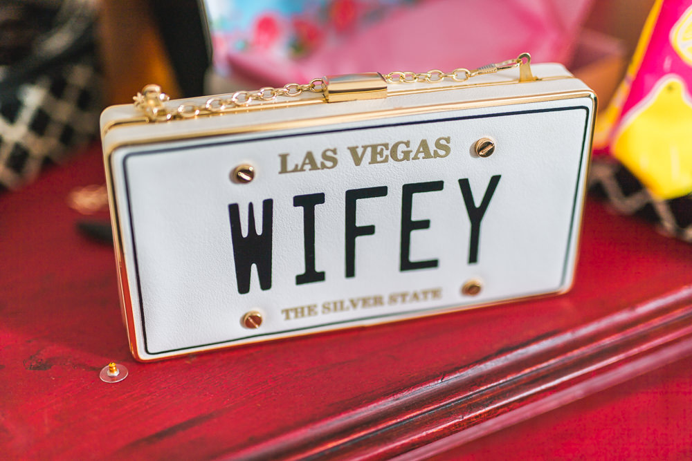 Las Vegas Wifey Clutch Fruit Space Hull Warehouse Wedding M&G Photographic