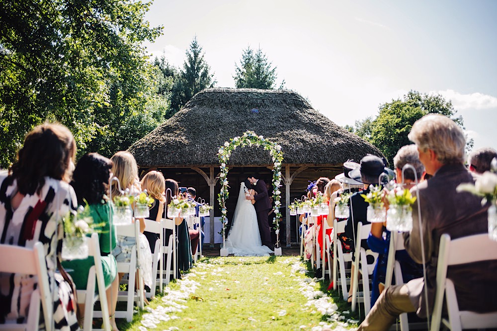 Flower Arch Backdrop Outdoor Garden Ceremony Great Fosters Wedding Roo Stain Photography