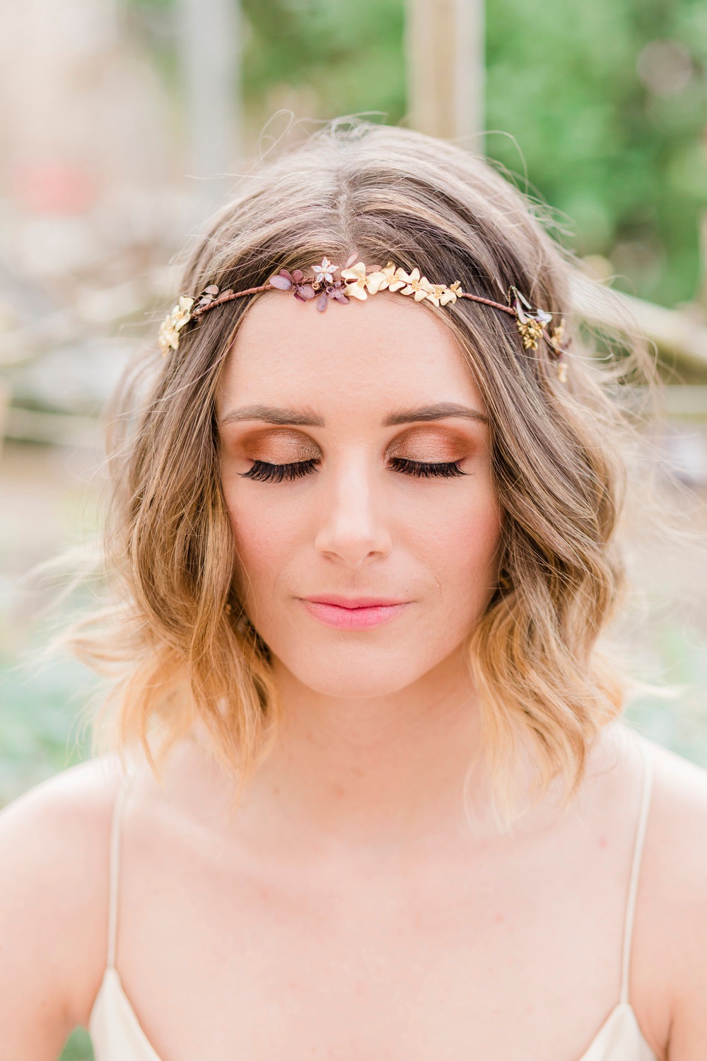 Make Up Bride Bridal Greenhouse Wedding Ideas Secret Herb Garden Siobhan Stewart Photography