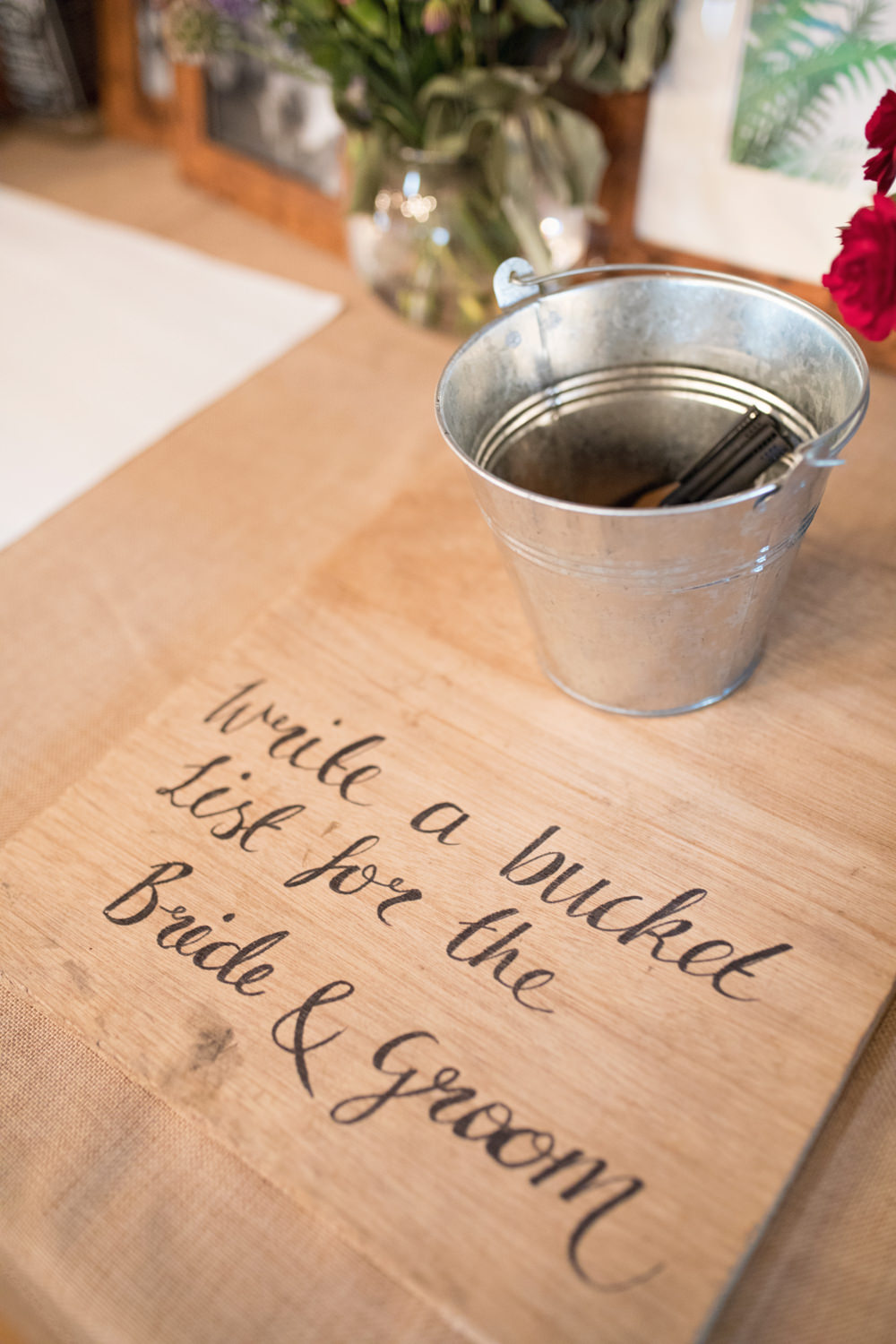 Bucket List Guest Book House Meadow Wedding Kerry Ann Duffy Photography
