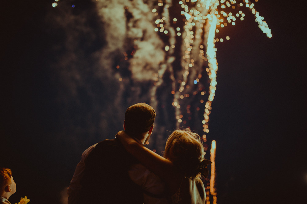 Fireworks Northside Farm Wedding Belle Art Photography