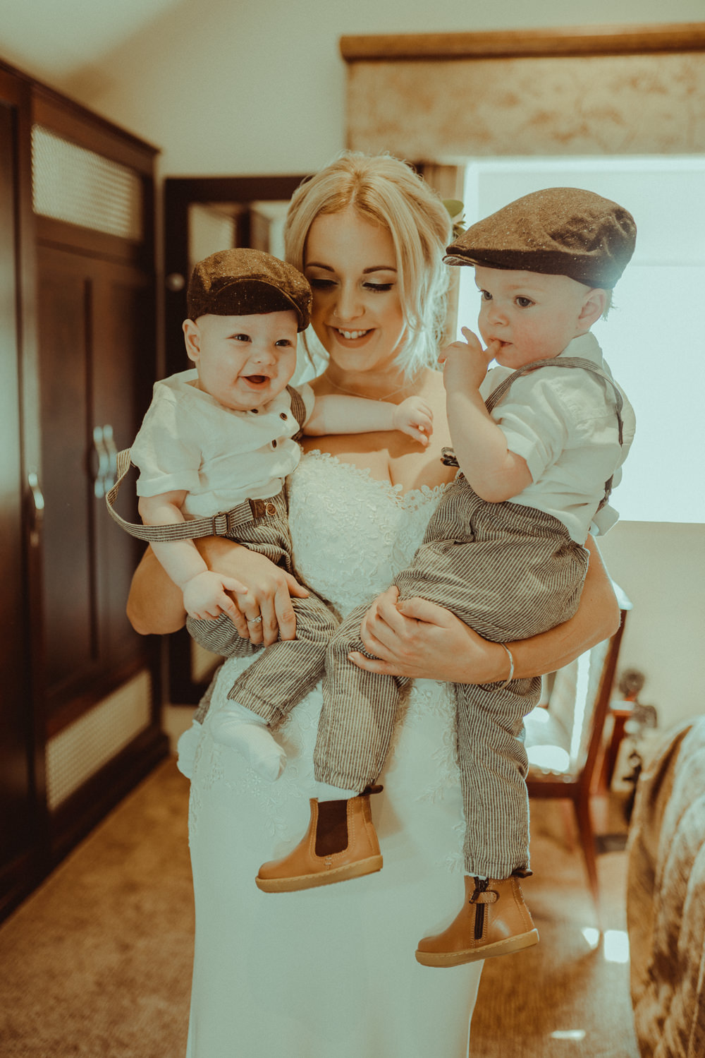 Page Boys Baby Chinos Flat Cap Braces Northside Farm Wedding Belle Art Photography