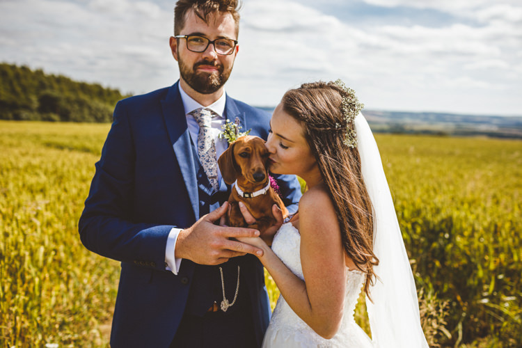 Dog Pet Rustic Relaxed Farm Wedding Photography34