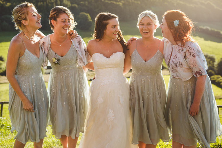 Sage Green Short Bridesmaid Dress Rustic Relaxed Farm Wedding Photography34
