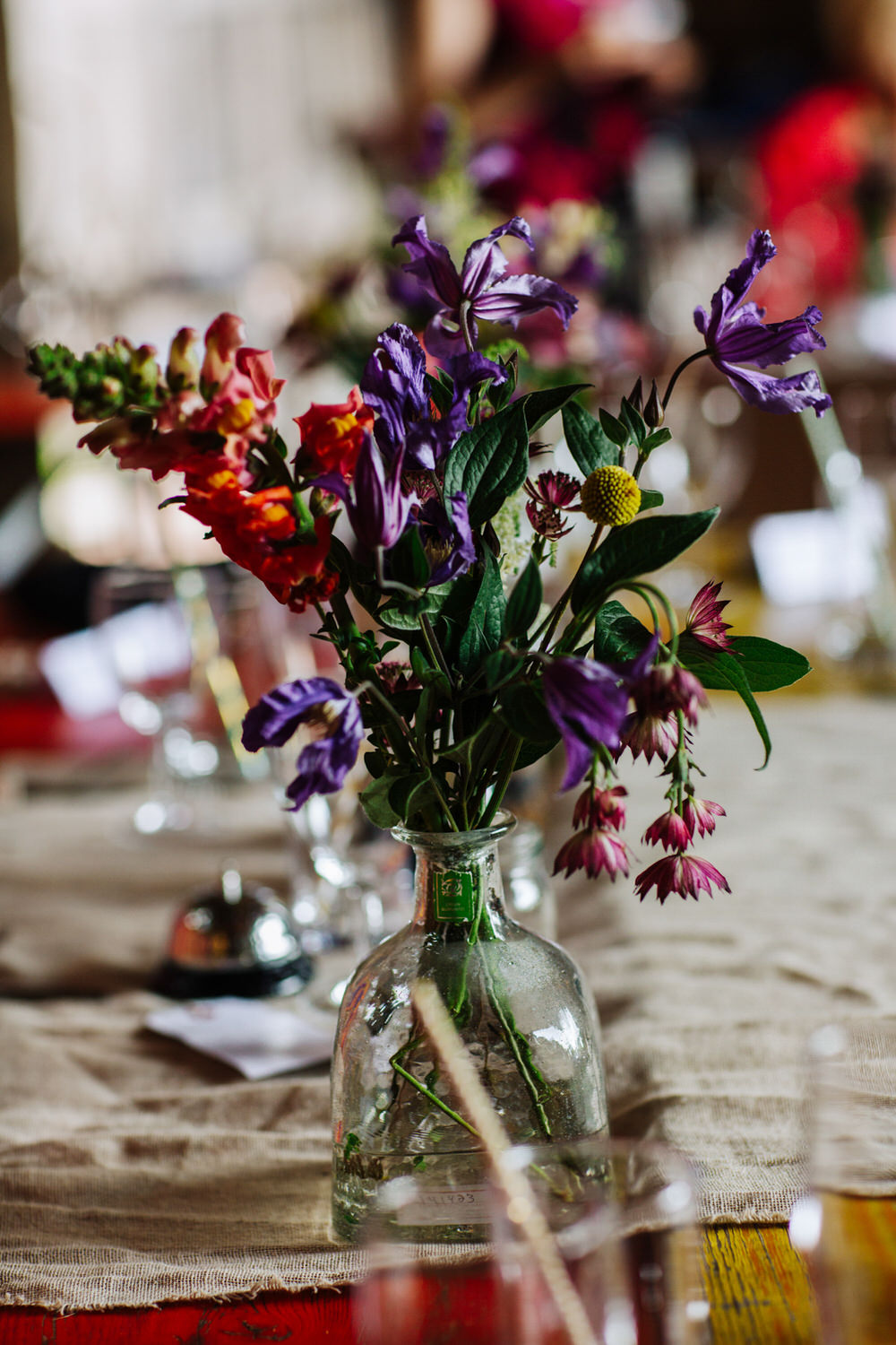 Secret Barn Sussex Wedding Rainbow Colourful Yvonne Lishman Photography