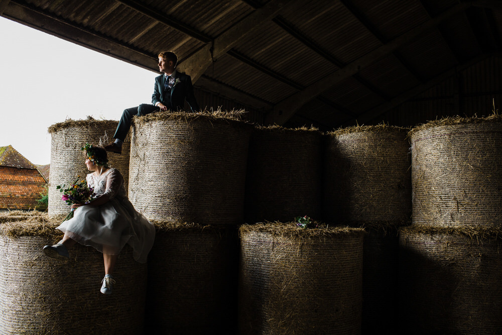 Secret Barn Sussex Wedding Rainbow Colourful Yvonne Lishman Photography