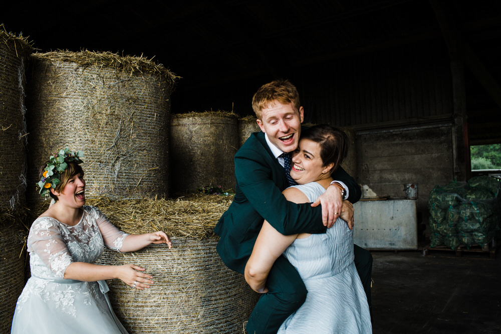 Secret Barn Sussex Wedding Rainbow Colourful Yvonne Lishman Photography