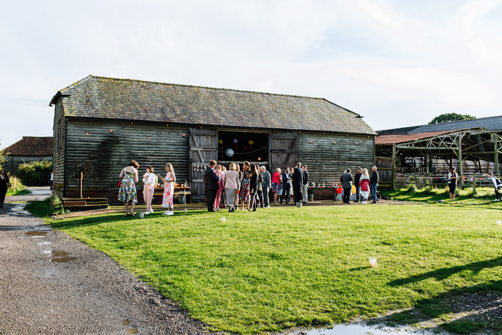 Secret Barn Sussex Wedding Rainbow Colourful Yvonne Lishman Photography