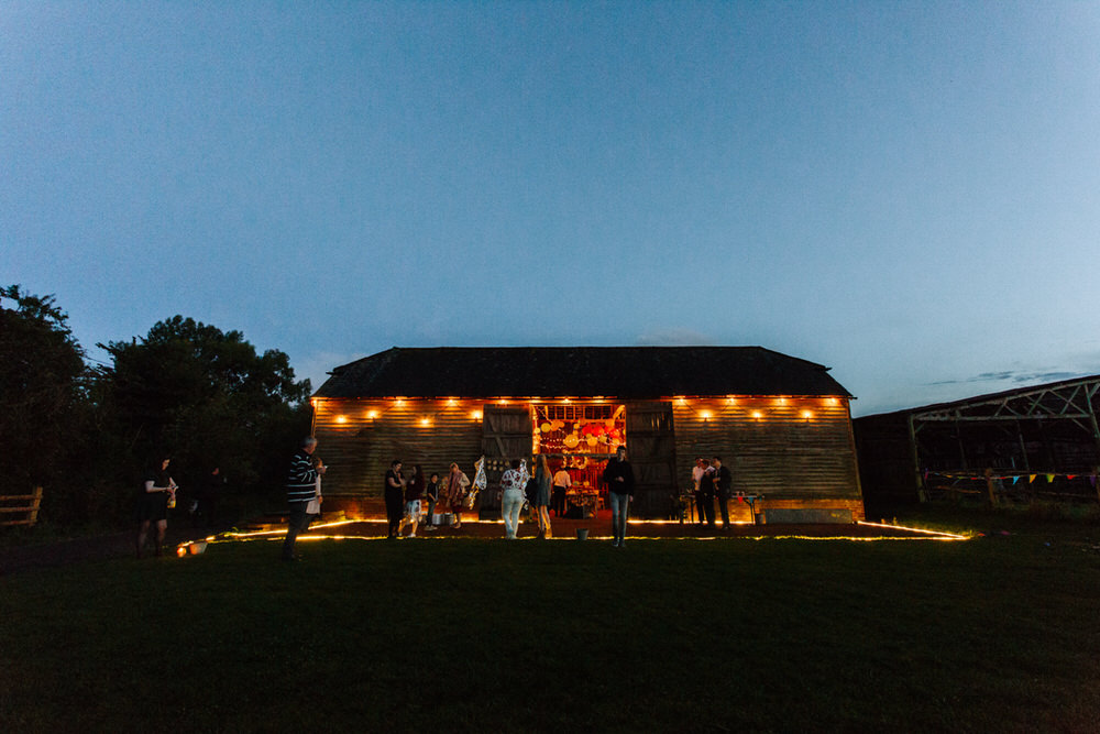 Secret Barn Sussex Wedding Rainbow Colourful Yvonne Lishman Photography