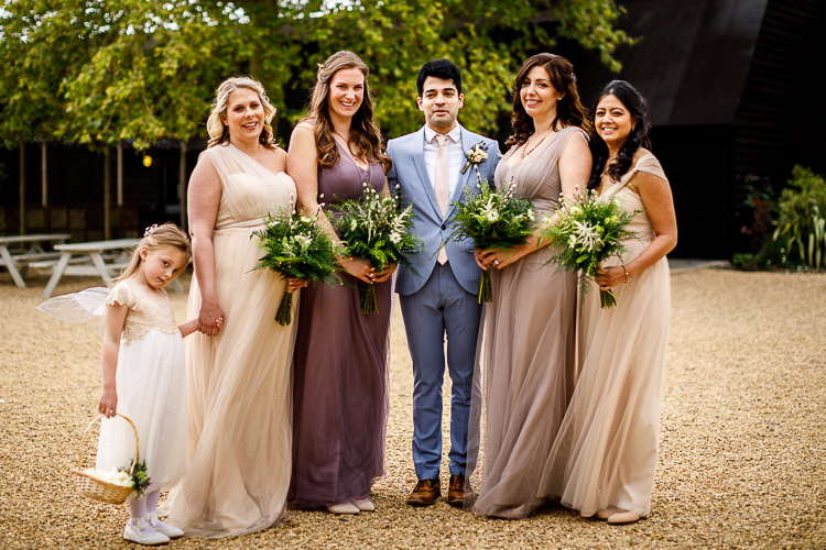 Jenny Yoo Bridesmaid Dresses Lilac Blush South Farm Wedding Midsummer Night's Dream Lina and Tom Photography