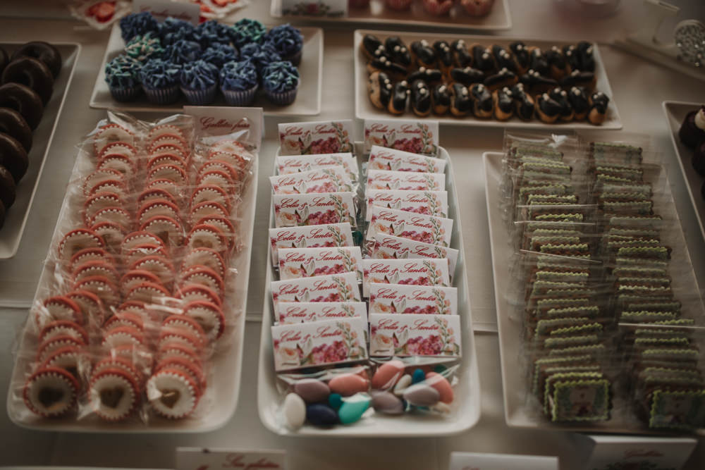 Outdoor Seville Destination Villa Hacienda Dessert Table | Colorful and Heartfelt Wedding in Spain Boda&Films