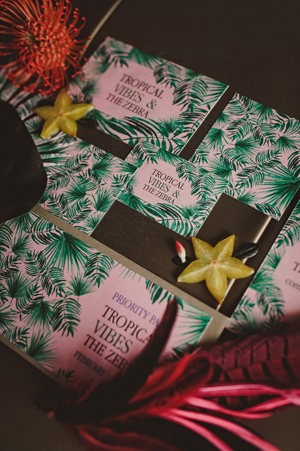 Destination Elopement Colorful Stationery Invitation Zebra | Tropical Industrial Canary Islands Wedding Ideas Moana Photography