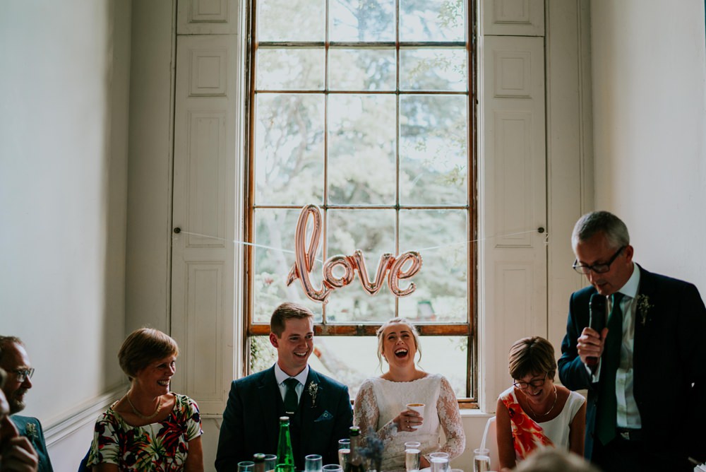Love Balloon Top Table Walcot Hall Wedding Shropshire Bridgwood Wedding Photography
