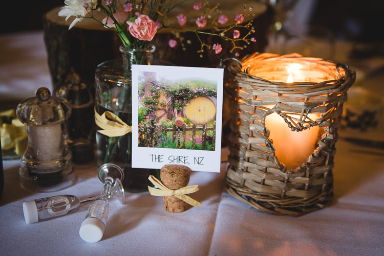 Polaroid Table Names Wick Bottom Barn Wiltshire Wedding Heline Bekker Photography