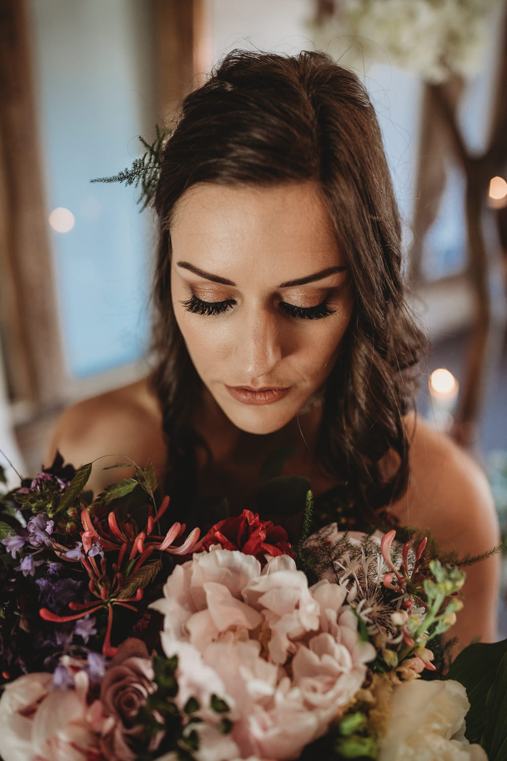Bride Bridal Make Up Barn Wedding Ideas Thyme Lane Photography