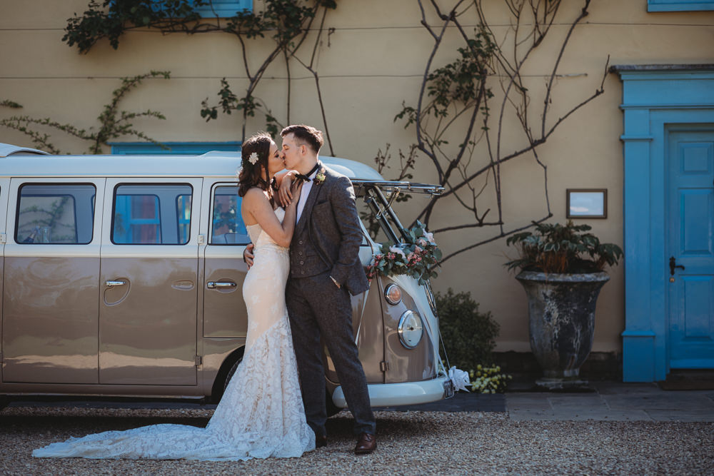 VW Camper Van Transport Barn Wedding Ideas Thyme Lane Photography