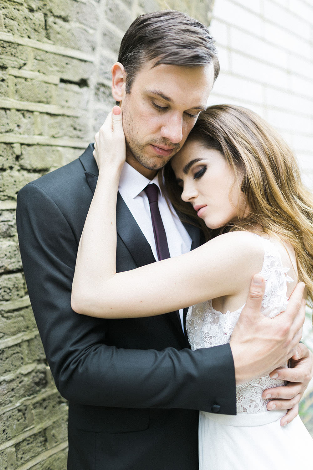 Burgundy Gold Wedding Ideas Sarah Porter Photography