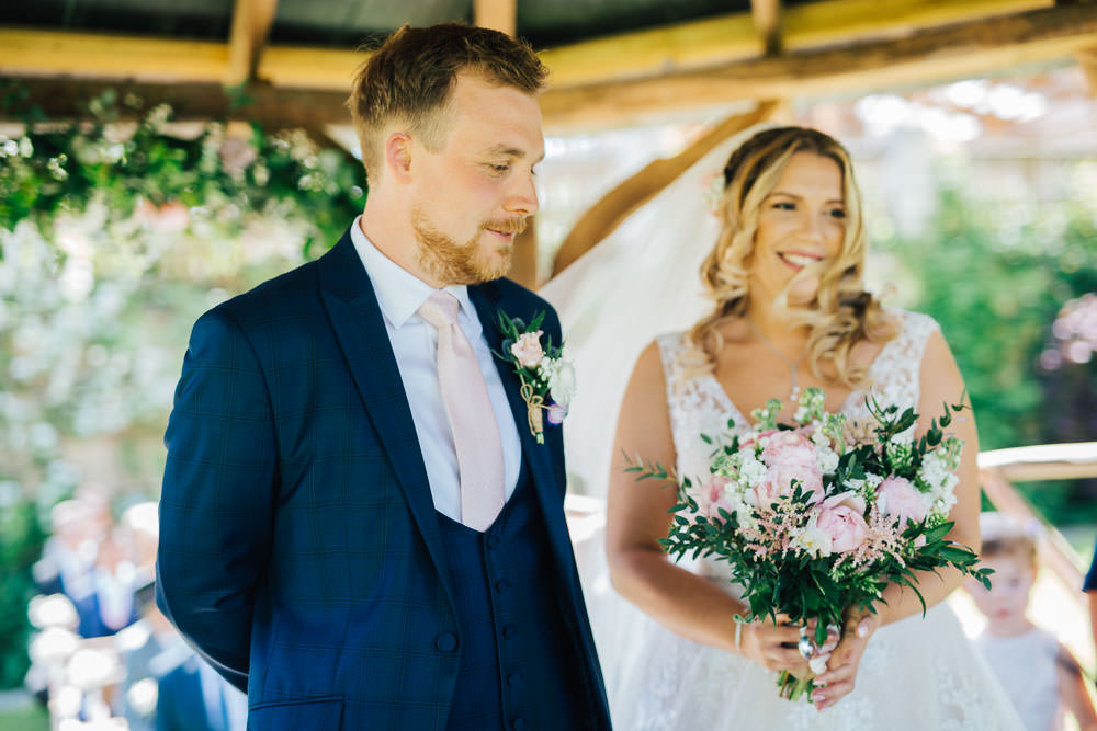 Groom Suit Navy Pale Pink Tie Ceridwen Centre Wedding Love Seen Photography