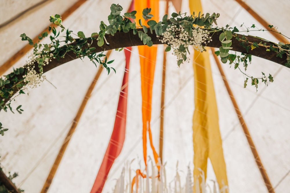 Greenery Hanging Hoop Ceridwen Centre Wedding Love Seen Photography