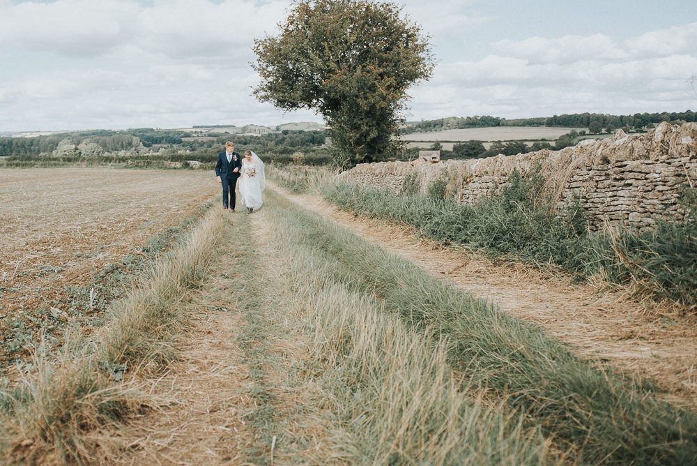 Countryside Wedding Cotswolds Kate Waters Photography
