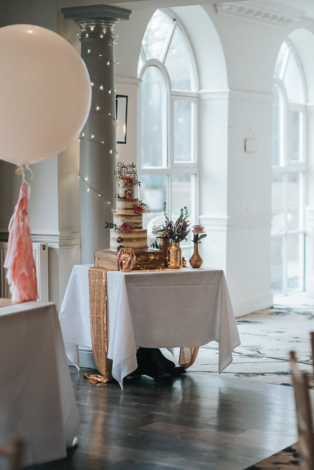 Cake Table Folly Farmhouse Mackworth Wedding Pear&Bear Photography