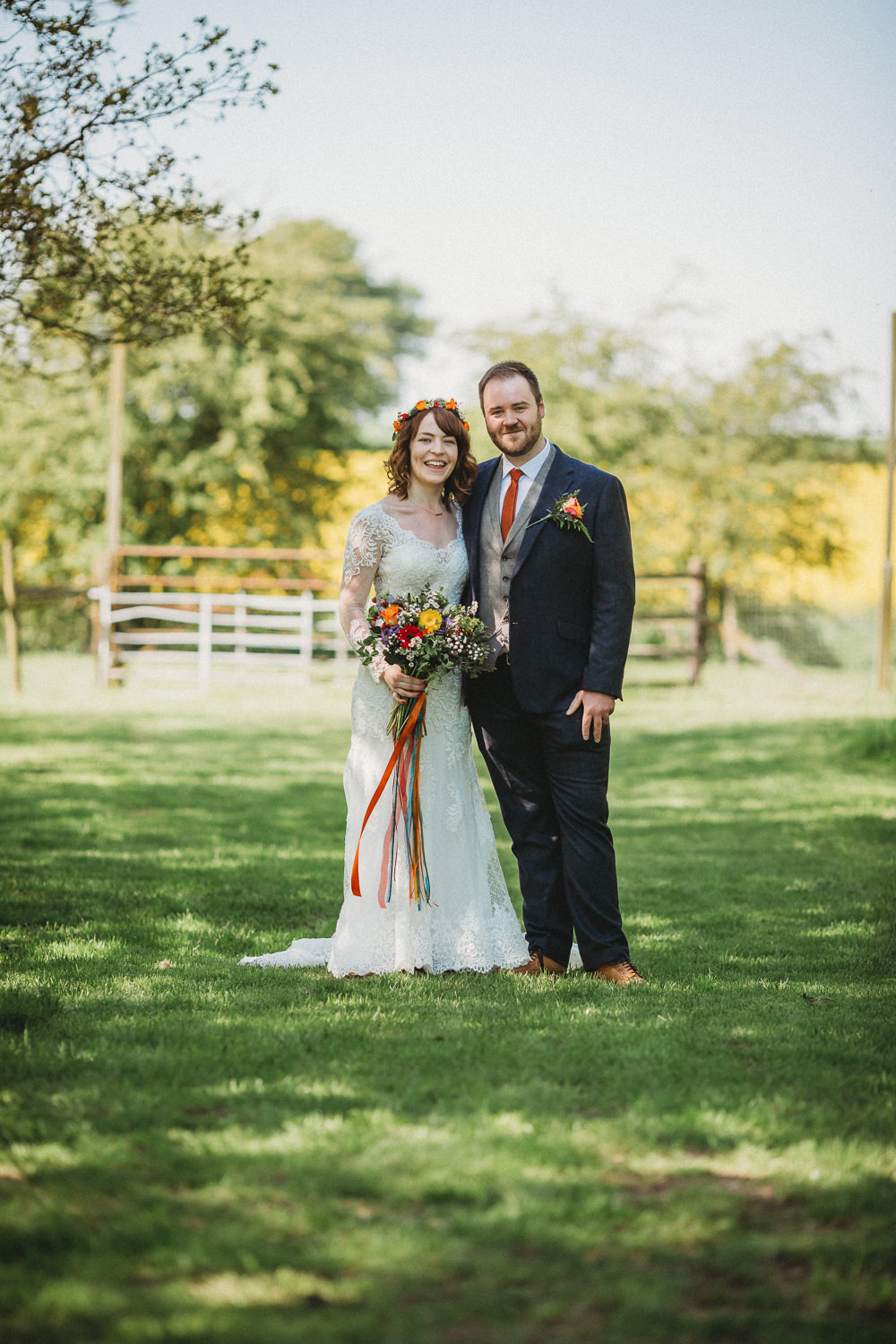 Maggie Sottero Dress Gown Lace Sleeves Bride Bridal Furtho Manor Farm Wedding Ben Cotterill Photography