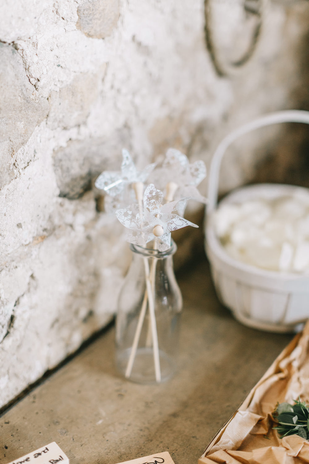Pinwheels Bottles Healey Barn Wedding Amy Lou Photography