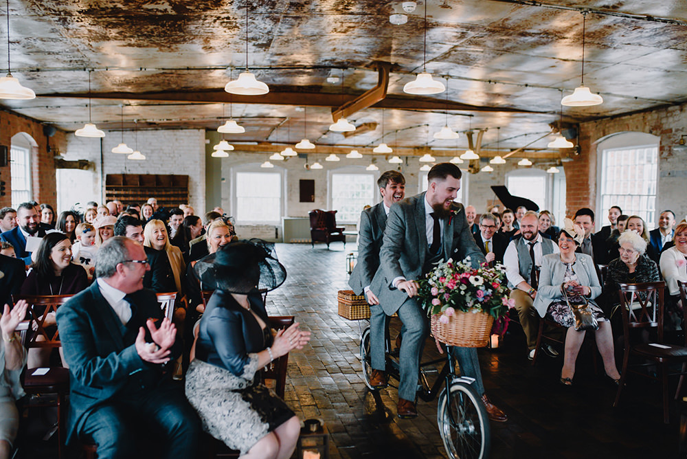 Bike Bicycle Transport Tandem Industrial Winter Wedding Reality Photography