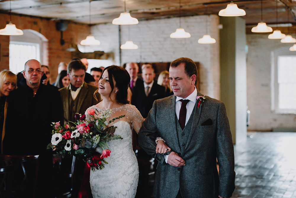 Industrial Winter Wedding Reality Photography
