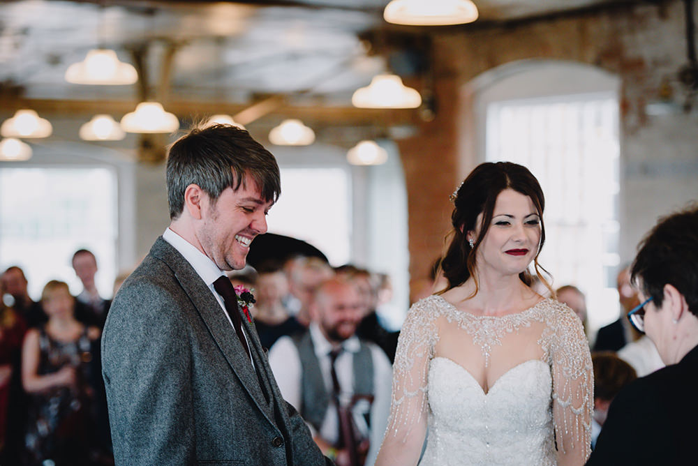Industrial Winter Wedding Reality Photography