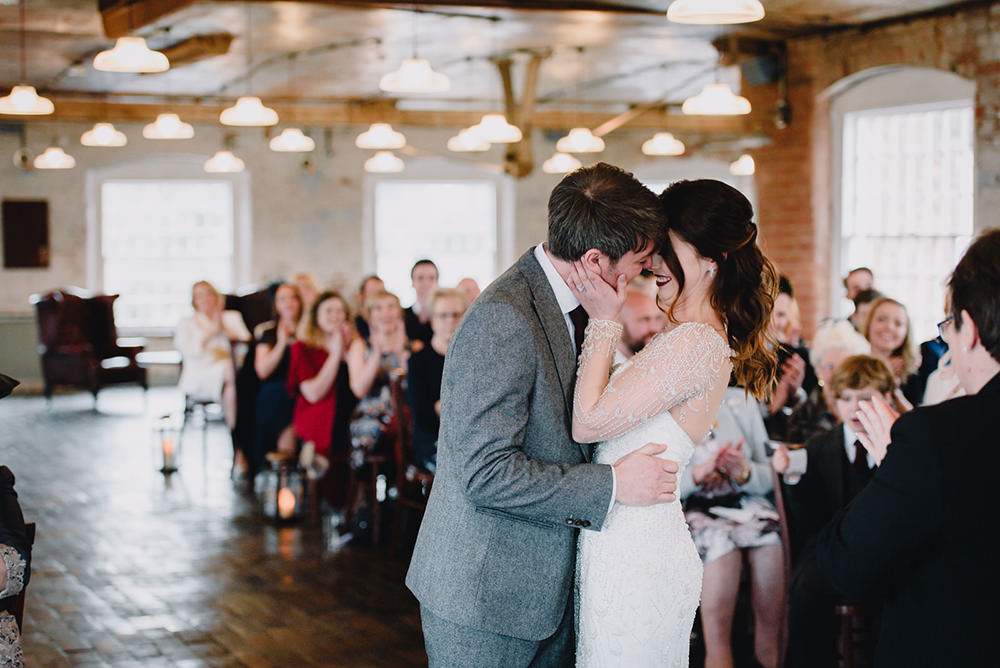 Industrial Winter Wedding Reality Photography