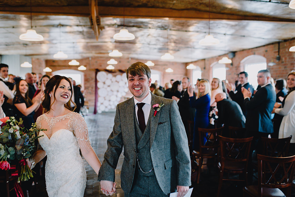 Industrial Winter Wedding Reality Photography