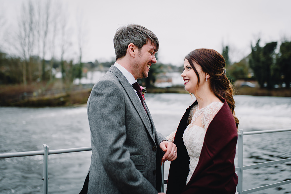 Industrial Winter Wedding Reality Photography