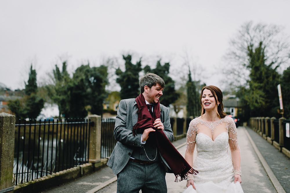 Industrial Winter Wedding Reality Photography
