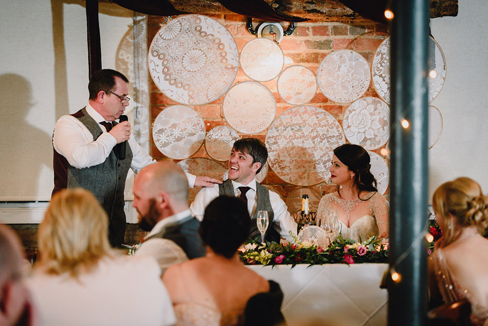 Embriodery Hoop Lace Fabric Backdrop Industrial Winter Wedding Reality Photography