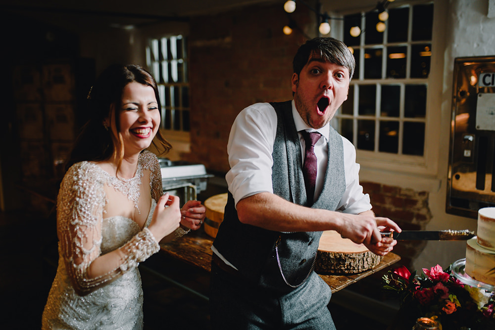 Industrial Winter Wedding Reality Photography