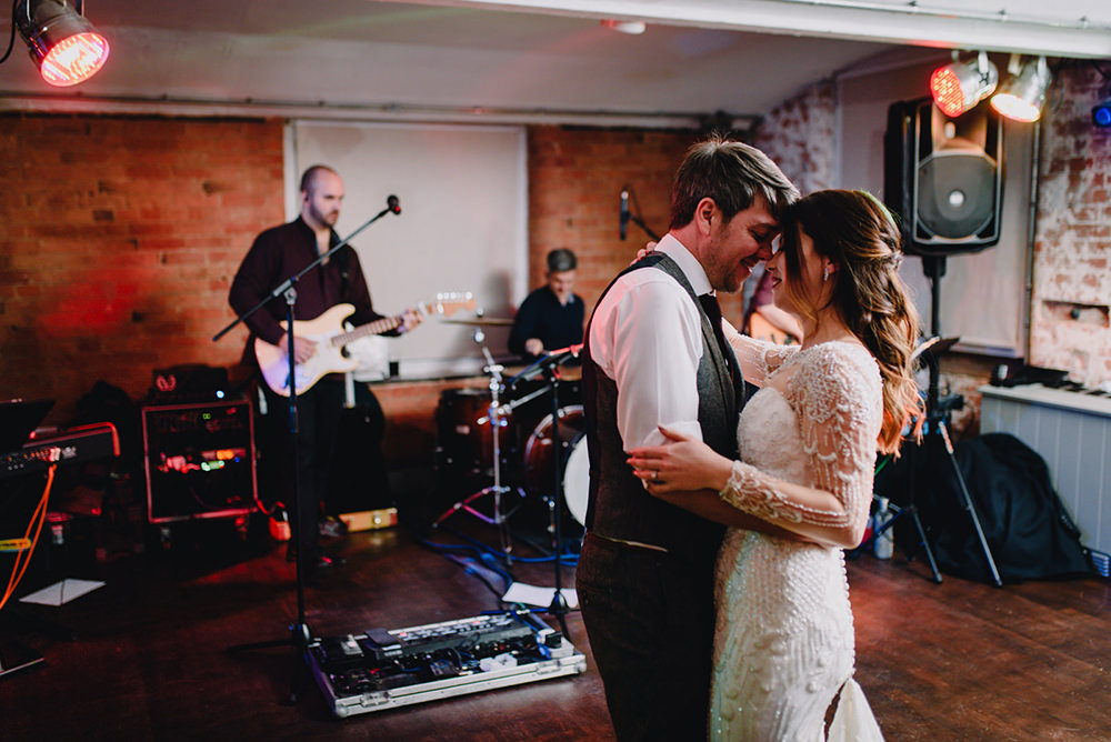 Industrial Winter Wedding Reality Photography