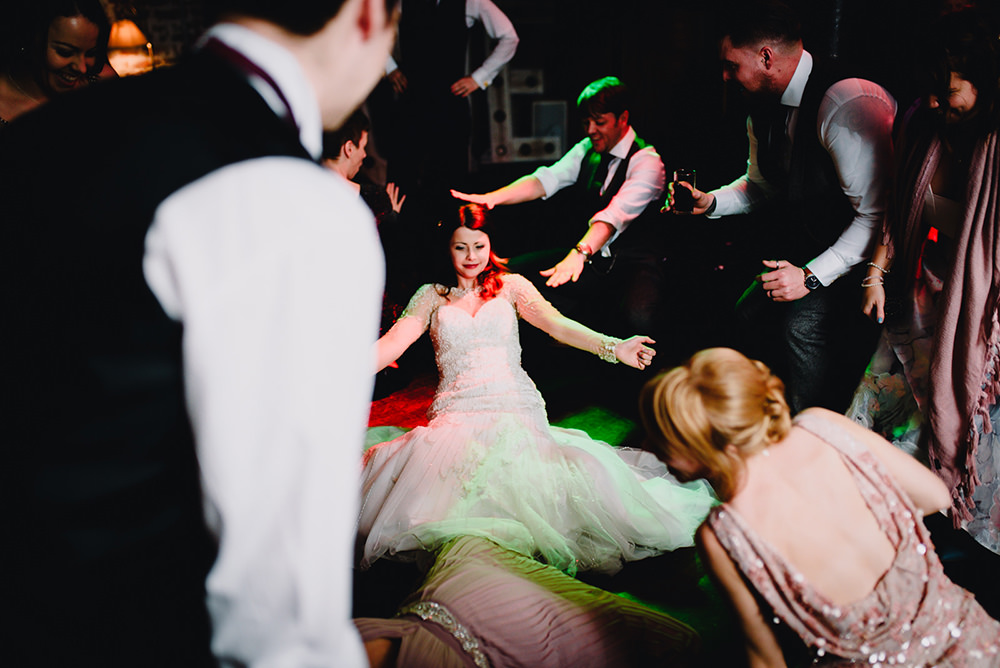 Industrial Winter Wedding Reality Photography