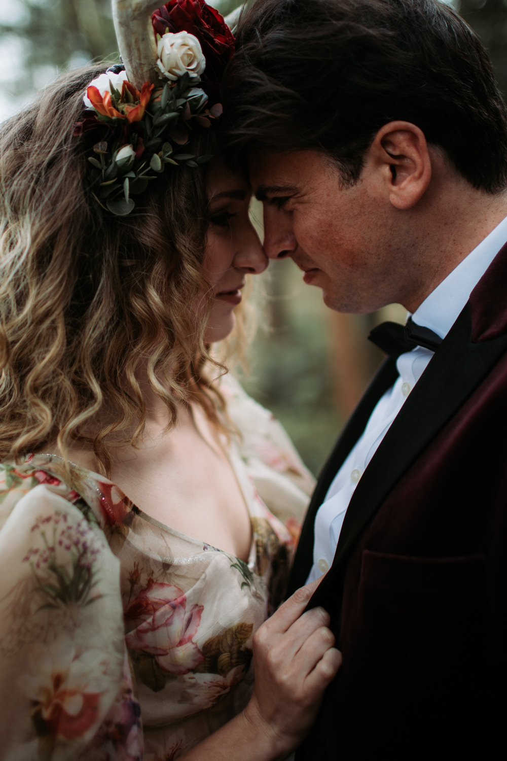 Hair Make Up Bride Bridal Modern Gothic Woods Wedding Ideas Ayelle Photography