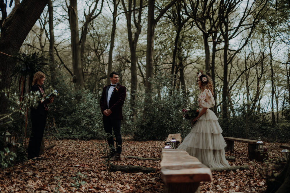Modern Gothic Woods Wedding Ideas Ayelle Photography
