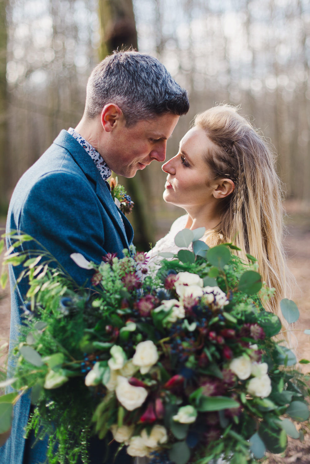 Nordic Woodland Elopement Wedding Ideas Nina Wernicke Photography