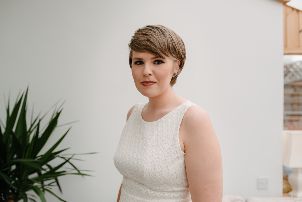 Outdoor Farm Field Marquee Bride Jesus Peiro Modern Short Pixie Cut | Rustic and Relaxed Spring Tipi Wedding Inbetween Days Photography